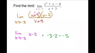 AP Calculus - 2.3 - Evaluating Limits Analytically - 6. Strategies for Finding Limits (Examples)