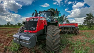 Plantio do Milho com Massey Dayna VT 8737