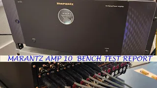 Marantz AMP 10 200 watt x 16CH Amplifier Bench Test Results!