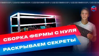 Пошаговая сборка  майнинг фермы с нуля!