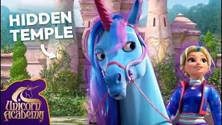 Exploring the HIDDEN TEMPLE at Unicorn Academy | Cartoons for Kids