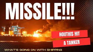 Houthi Attack Tanker Marlin Luanda | Firefighting on Board | Indian, US and French Navy Respond