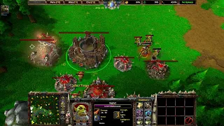 1 (Orc) vs 11 Normal Computers AI (All Undead) | Warcraft 3 Reforged