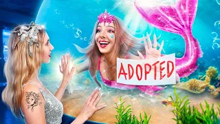 ¡Gorgona adoptada por una Sirena! ¿Quién es Mejor? Madre Sirena vs Madre Gorgona