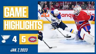 Game Highlights: Canadiens 5, Blues 4