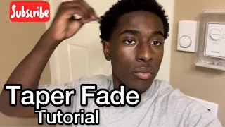 How To Taper Fade 💯 (My daughter cut my sons hair)