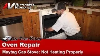 Maytag Stove Repair - Not Heating Correctly, Long Bake Times - Igniter