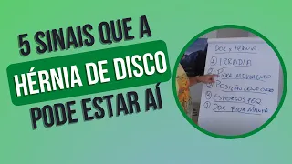 5️⃣ sinais que a hérnia de disco pode estar aí na COLUNA