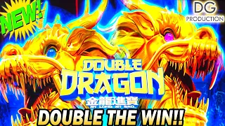 ⭐NEW⭐DOUBLE DRAGON Jin Long Jin Bao FIRST ATTEMPT LIVE PLAY ON YOUTUBE BIG WIN SLOT MACHINE (L&W)