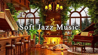 Soft Jazz Instrumental Music at Cozy Coffee Shop Ambience for Work, Study, Focus | Background Music