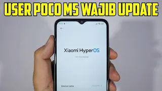 BURUAN UPDATE!! COBAIN POCO M5 HYPEROS | LEBIH MENDINGAN DIBANDING MIUI