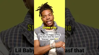 Lil Baby Was Happy Asf That He Knew What The Word “Itinerary” Meant #lilbaby #shorts #viral