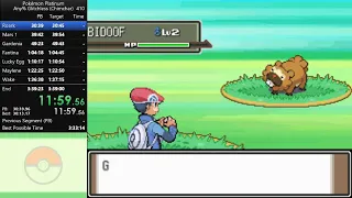 Pokémon Platinum 3:38:51 glitchless speedrun