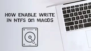 How Enable NTFS Writing On MacOS / Как включить запись на NTFS раздел в MacOS