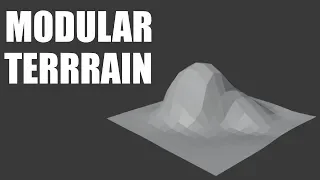 Low/ High Poly Terrain In Blender With Sculpting