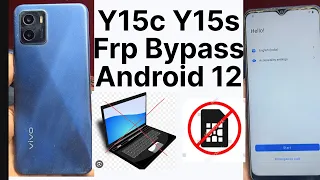 Vivo Y15s frp Bypass | Android 12 how to frp bypass Vivo Y15s frp bypass new security 2023