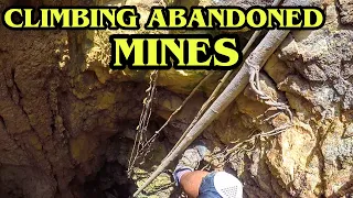 RAPPELLING INTO ABANDONED MINES