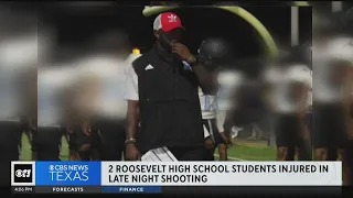 2 Roosevelt High School students injured in late night shooting