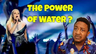 Davina Michelle  Reaction - The Power Of Water - Interval Act - Eurovision 2021 First Time Hearing