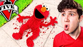 Le ROMPO TODOS los HUESOS a ELMO en GTA 5! 🦴☠️ (Mods)