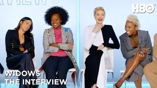 Viola Davis, Michelle Rodriguez, Daniel Kaluuya Interview | Widows | HBO