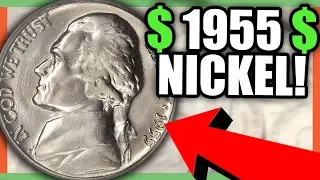 1955 NICKELS WORTH MONEY - RARE NICKELS TO LOOK FOR IN POCKET CHANGE!