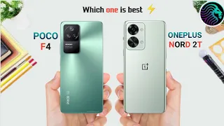 Xiaomi Poco F4 5G Vs OnePlus Nord 2T || Full Comparison ⚡ Which one is best