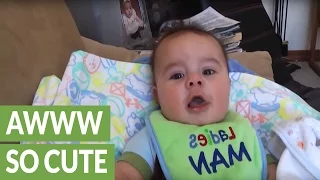 Baby has the most adorable sneezing attack ever