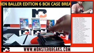 2022 TOPPS CHROME BEN BALLER EDITION 6 BOX CASE BREAK #3