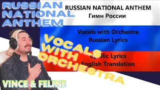 Russia National Anthem Russian & English Lyrics Reaction