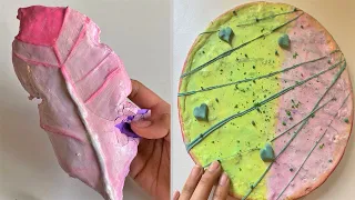 Plaster Clay Cracking & Slime ASMR Video #138