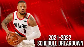 2021-2022 Schedule Breakdown | What a 50-Win Season Could Look Like for the Portland Trail Blazers