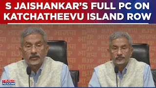 S Jaishankar Speaks On Katchatheevu Island Row, Says 'Congress Gave Up Katchatheevu In 1974'