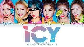 [Karaoke] ITZY (있지) "ICY" (Color Coded Eng/Han/Rom/가사) (6 Members)