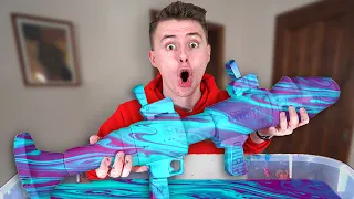 OBARVIL JSEM SVÉ NERFKY  HYDROBARVAMA! 😱🤩 **uspokojující**