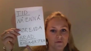Learn Norwegian: The difference between ENDA and ENNÅ.