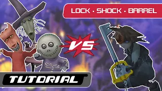 Kingdom Hearts: Lock Shock & Barrel Boss Tutorial