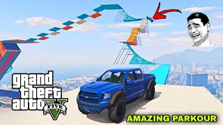 GTA V | AMAZING FUN & SATISFYING PARKOUR CARACARA