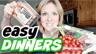 LARGE FAMILY EASY DINNER IDEAS | COOK WITH ME CLEAN OUT THE FRIDGE