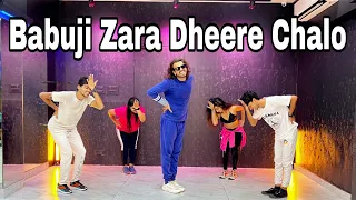 Babuji Zara Dheere Chalo | Fitness Dance | Bollywood Zumba | Akshay Jain Choreography #ajdancefit