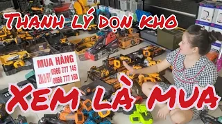 TỔNG HỢP KHOAN PIN,DỤNG CỤ ĐIỆN MÁY GIA ĐÌNH,MÁY MÀI CẮT #khoanpin #maykhoanpin #maykhoanbetong