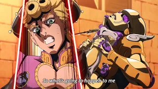 Giorno and Koichi team up to defeat the Black Sabbath - ジョルノと光一が協力してブラック・サバスを倒す