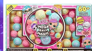 МЕГА НАБОР ЛОЛ Сюрприз 2023 💥LOL Surprise Mega Ball Magic Set🍬10 новых #куклылол сюрприз