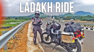 LADAKH SOLO Ride | riding to VARANASI [ep-01] | Nature Moto