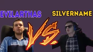 EvilArthas VS SilverName. Героическая потасовка