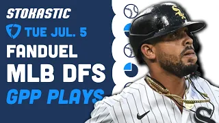 FanDuel MLB Picks Today 7/5 | Low-Owned Plays & Sneaky GPP Stacks Tuesday
