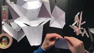 Papercraft Wolf Mask for World Book Day and Halloween Costumes