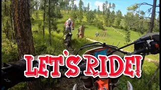 South Dakota Forest Trail / Beta 300RR 2-Stroke / @motogeo Onboard