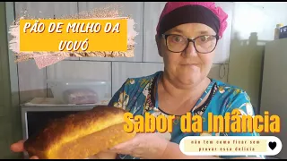 Pão de milho da vovó super facil