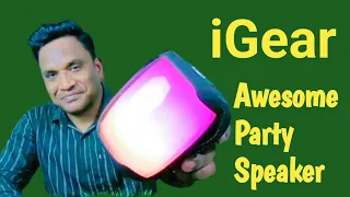 iGear Spectrum Mini Bluetooth Speaker || A party Speaker With Perfect Sound And RGB Light || #igear